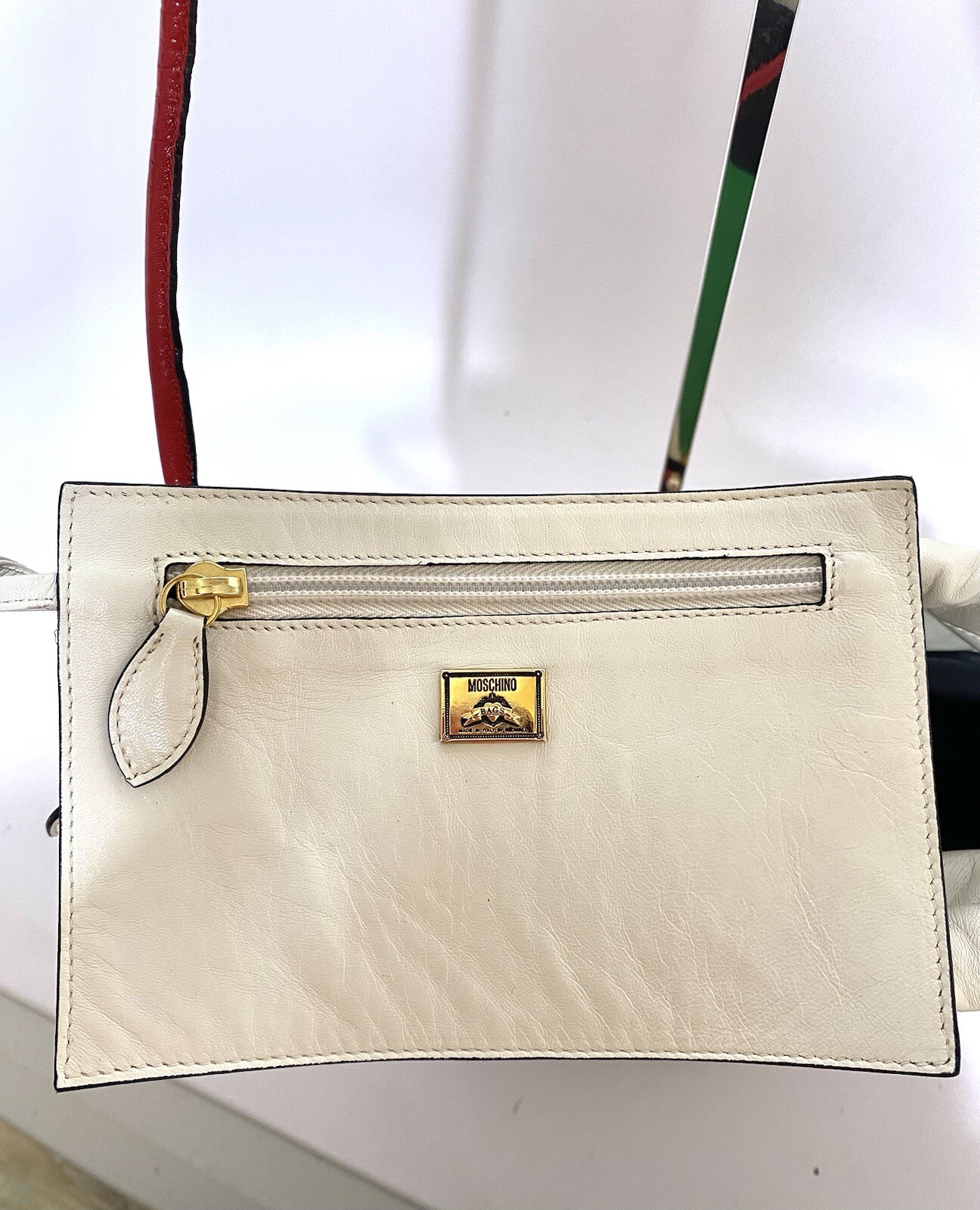Vtg Moschino Multicolor Drum Bag — image 6