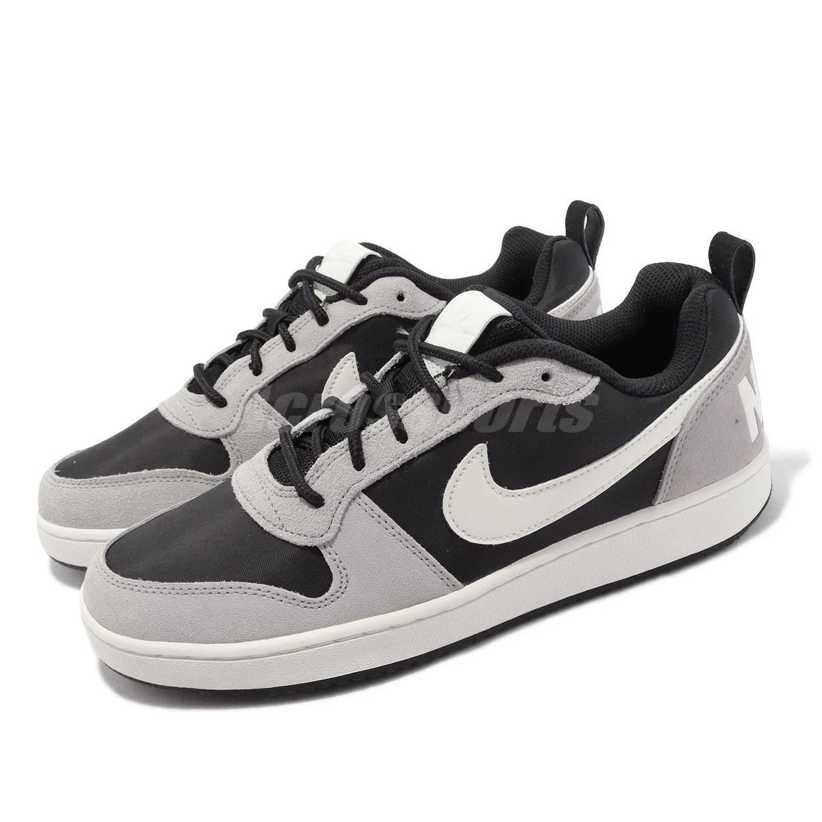 Nike Court Borough Low Prem Black Grey Sail Men Casual Lifestyle