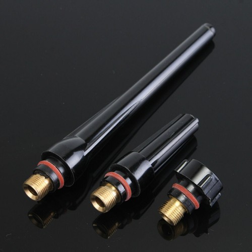 23Pcs TIG Welding Stubby Gas Lens #10 Pyrex Cup Kit For Tig WP-17/18/26 Torch - Foto 3 di 9