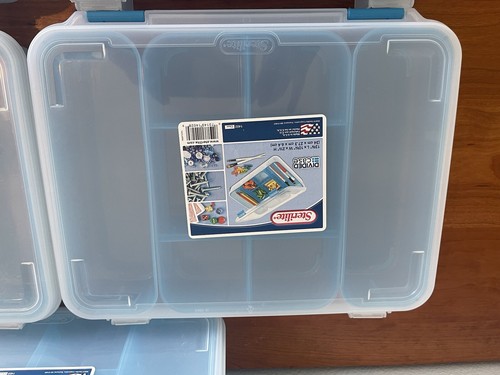 New 5 Sterilite Divided Cases for Crafting, Fishing, Shop Parts, Toys, Games New - Picture 6 of 24