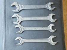 Vtg Gedore DIN895 Open Wrench 24x27mm(x2) + 27x32mm Germany + HOSHI   FREE SHIP