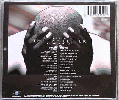 Rakim - The 18th Letter / The Book Of Life (1997) (2xCD) (UND