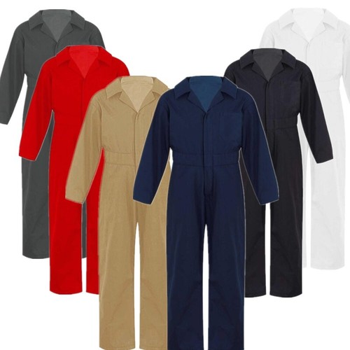 Boys Cotton Overalls Long Sleeve Twill Boiler Suit Cosplay Costume Jumpsuit - Picture 2 of 74