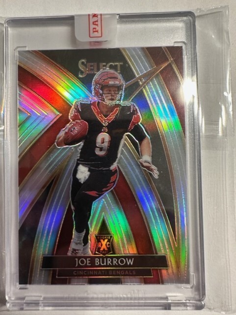 2019 Select Joe Burrow 2020 XRC Silver Redemption SP Rookie RC #301