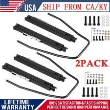 2 Pack Universal Seat Slider Seat Mounting Track Assembly Kit For NRG Sparco US