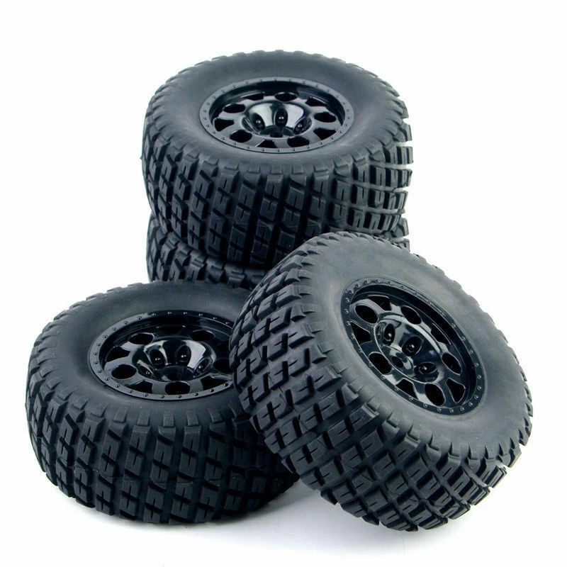 4Pcs Short Course 12mm Hex Tires Wheel Rim For RC 1:10 SLASH HPI Truck - Image 3 of 4