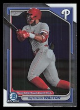 TayShaun Walton Chrome Prospect 2024 Bowman #BCP-113 Philadelphia Phillies