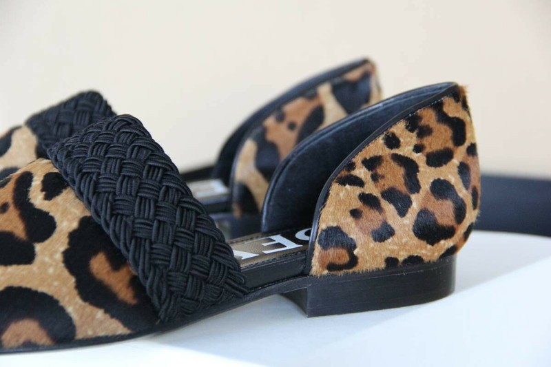 LOEWE Women - Size 39 / US 9 - Pony-style calfskin leopard-print flats