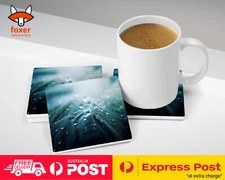 COASTER COFFEE DRINKING MAT|CLOSE UP WATER DROPS