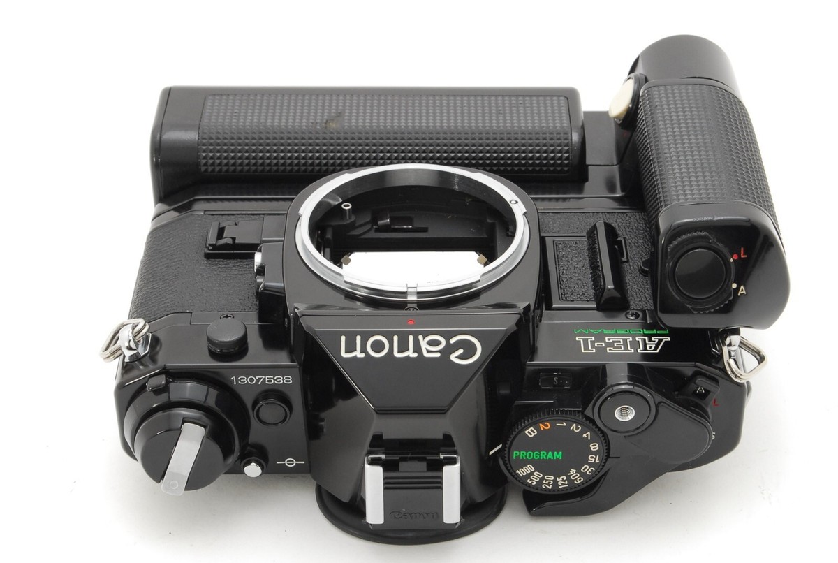 MINT] Canon AE-1 program 35mm Black Film Camera New FD 50mm f1.4