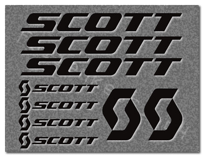 Scott 8 Aufkleber 25cm Sticker Fahrrad Rad Rahmen Frame Farbwahl SC008