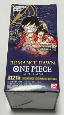 One Piece Card Game Romance Dawn OP-01 Booster Box BANDAI New