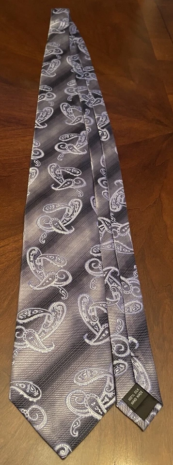 Venturi Uomo Blue Hand Made 100% Silk Men’s Neck Tie Made In China - Image 3 of 4