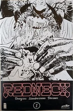 REDNECK 1 IMAGE RARE C2E2 B&W SKETCH CHICAGO CONVENTION CON VARIANT NM