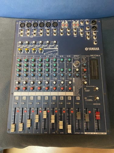 Yamaha Mischpult MG 124 cx , analoger 12 Kanal-Mixer mit Effektboard - Bild 2 von 5