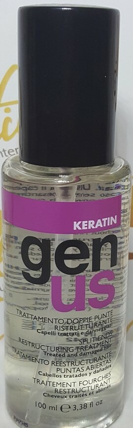 GENUS KERATIN OLIO DOPPIE PUNTE 100 ML CHERATINA E PROTEINE DELLA SETA - 1
