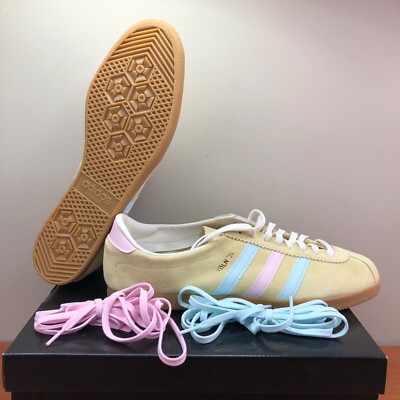 adidas Köln 24 Suede Sneakers 'Almost Yellow Blue Pink' IG6279