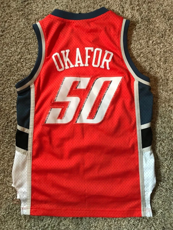 Jersey cosido Reebok Charlotte Bobcats Emeka Okafor #50 jóvenes niños talla (M) 10-12 Foto 2 de 4