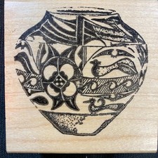 Vases, Pots, Barrel, Tribal Design Pot, Bucket, Hopi Style Pot, Urns Your Choice
