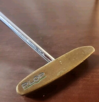 Vintage Plop Center Shafted copper Putter 2 Way 35'' Original shaft & Grip