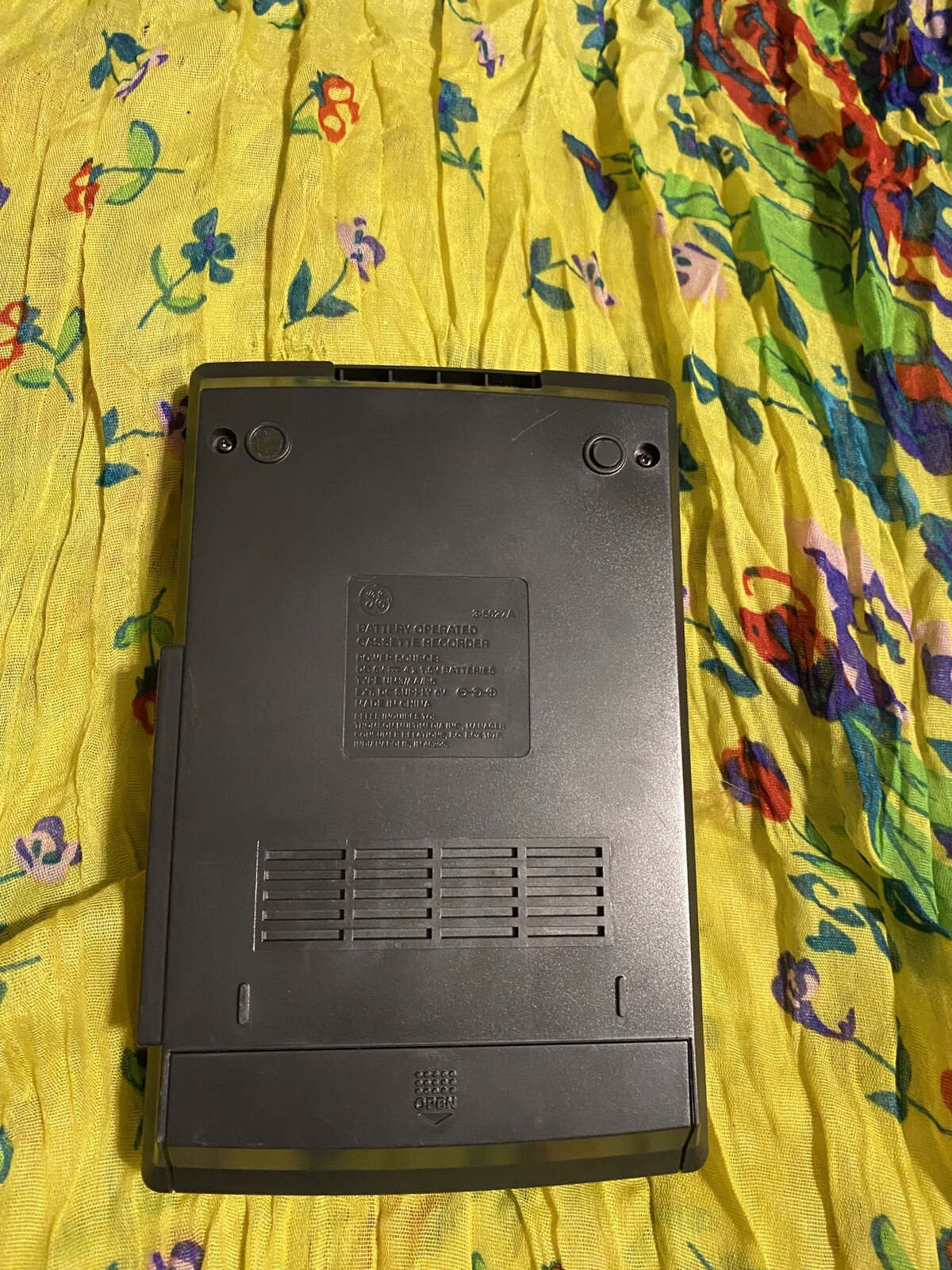 Vintage GE 35027 Personal Portable Recorder And Cassette Player Tested