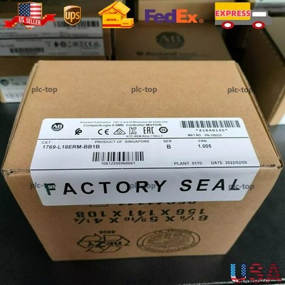 AB 1769-L18ERM-BB1B CompactLogix 0.5MB Controller Motion New Sealed