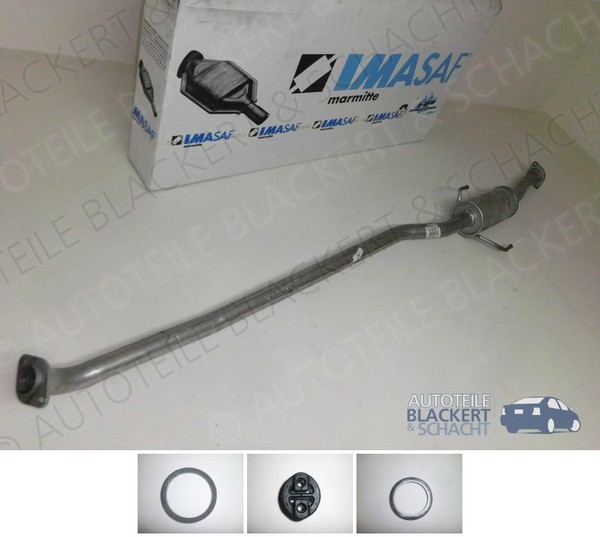 Imasaf Auspuff Mitteltopf FüR Toyota Rav 4 Ii 2.0 Vvti 4WD 3-TüRer 2000-2003-image