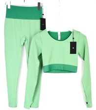 VITALITY The Nova 2 in 2 Set Women's MEDIUM Cropped Top  Leggings Stretchy