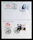 PADRE PIO DA PIETRELCINA 1998/2002 - 02 ENVELOPES FDC ITALIAN POSTS