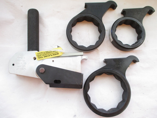 Hytorc Backup / Back Up Wrench Kit Set w/60, 70 80mm Back-Up Link Straight Handl