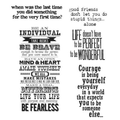 Tim Holtz Cling Rubber Stamps - Way With Words CMS165