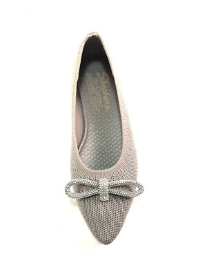 Skechers 158613 Embellished Memory Foam Slip On Flat Shoe Choose