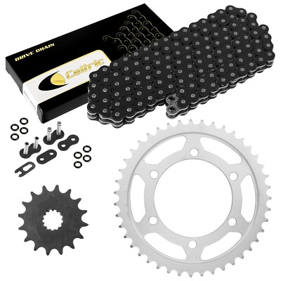 #ad Black O Ring Drive Chain amp; Sprockets Kit for Suzuki GSX R600 GSXR600 2011 2016 $55.00
