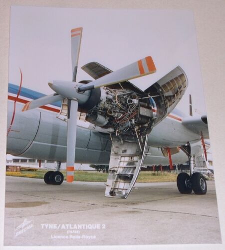 Photographie Presse SNECMA grand format : Moteur Avion : TYNE ATLANTIQUE 2 - Picture 1 of 1