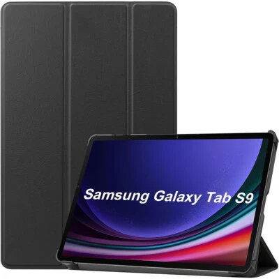 Housse Etui pour Samsung Galaxy Tab S9/S9+, Protection Antichoc Support Table