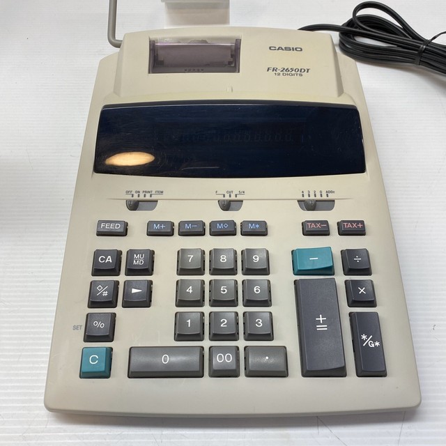 casio fr 2650t 12 digits