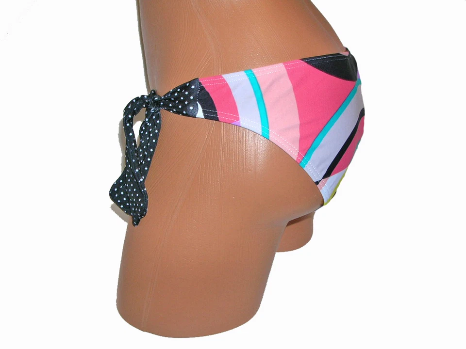 Roxy NOVO Preto Feminino Júnior M G Médio Grande Maiô Biquíni Parte Inferior $41 S935 - Imagem 2 de 2