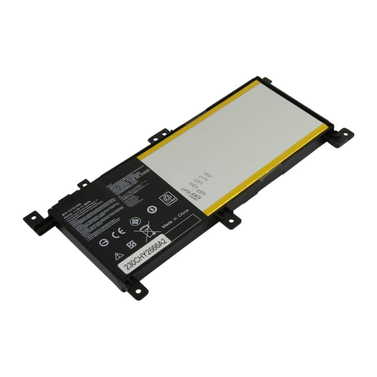 Batterie ASUS X556UB interne de remplacement C21N1509 Li-Polymère 7.6V