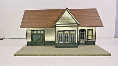S Gauge Commercial Building or Train Station for 1/64 Trains