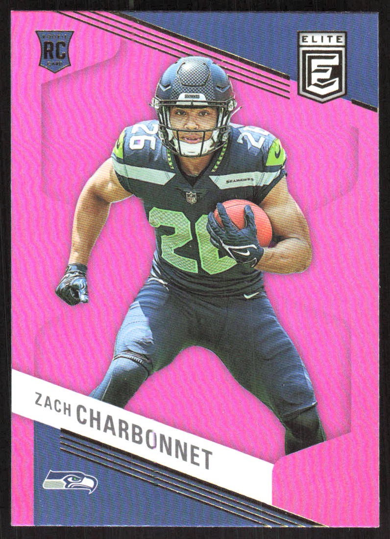 8826J 2023 Donruss Elite #199 Zach Charbonnet Pink