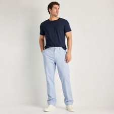 Gap Khakis Chino Pants Mens 36x32 Blue Excellent Preppy Straight Cotton Casual