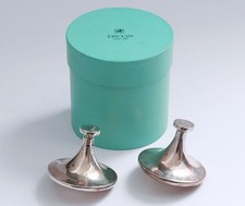 Ercuis UPSILON Salt & Pepper Shakers Tops Sil...