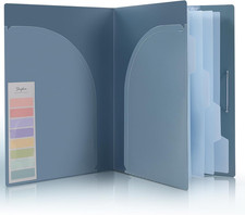 Accordion File Organizer, 5 Pocket Expanding File Folders with Pockets, Document