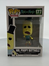 Funko POP Animation Rick and Morty Mr. Poopy Butthole 177 Vinyl Figure DAMAGED