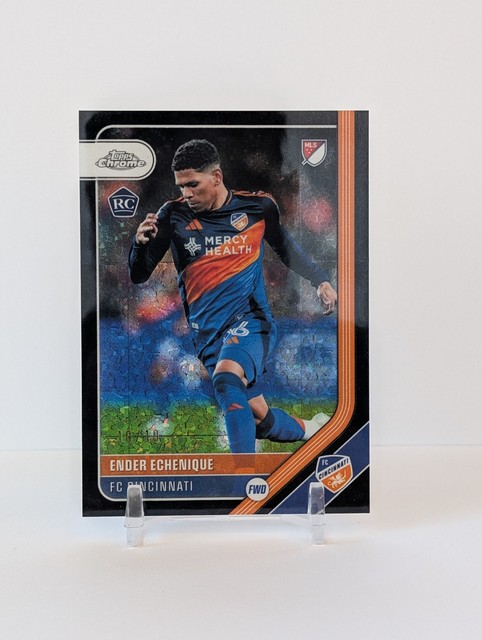 Ender Echenique FC Cincinnati 2026 Topps Chrome MLS Black Mini Diamonds #54 /10