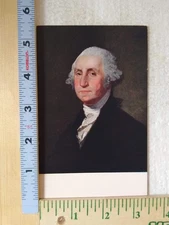 Postcard George Washington Portrait by Gilbert Stuart
