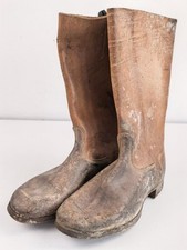 Paar Stiefel f&uuml;r Mannschaften der Wehrmacht. Ungetragenes Paar mit Reichsbetrieb