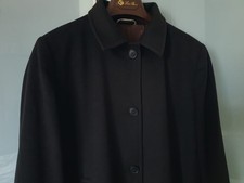 Colombo Lanificio Cappotto Donna Tweed Cashmere e Lana Monopetto Collo Clas XL