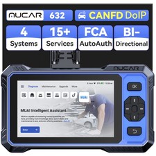2026 Mucar 632 Four Systems Car Diagnostic Tool OBD2 Scanner Code Reader CANFD