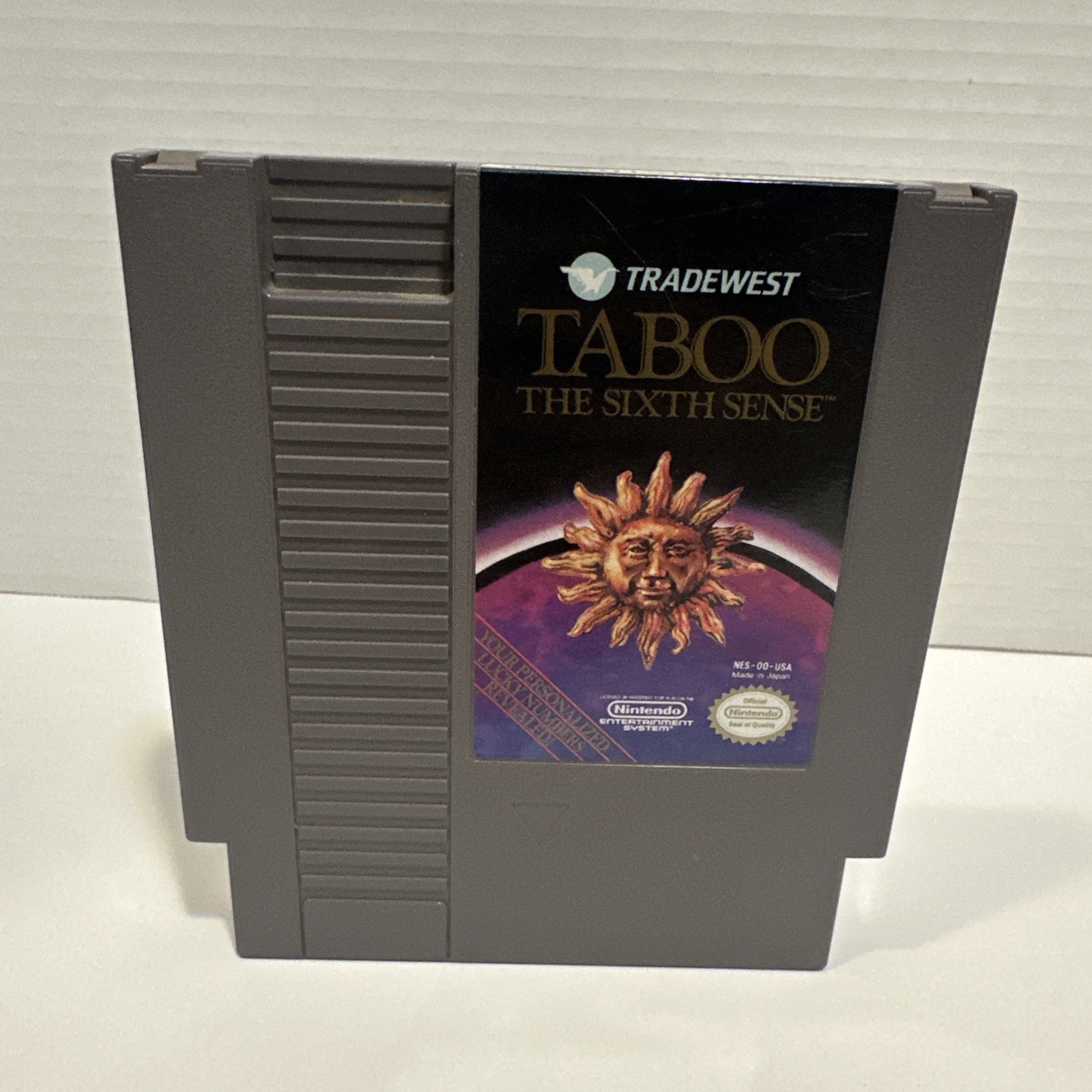 Authentic ~ Testes ~ Taboo: The Sixth Sense Nintendo NES ~ Fast Free Shipping